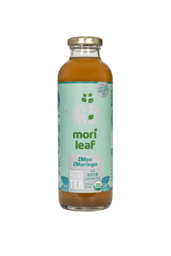 Lightly Sweetened Mint Moringa Tea - 12 Pack