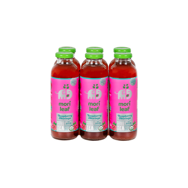 Lightly Sweetened Raspberry Moringa Tea - 6 Pack